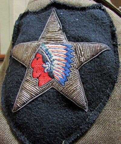  US Korean War Ike Jacket, Theater Made, Wire Embroidered 2nd Division SSI — image 3