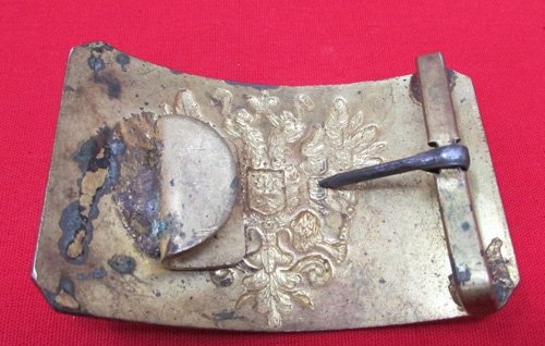  Russian WWI Brass Enlisted Buckle — image 4