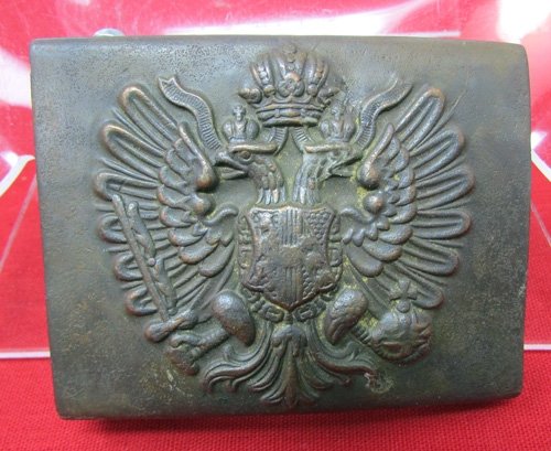  Austrian WWI Brass Enlisted Buckle, Field Recovered — image 3