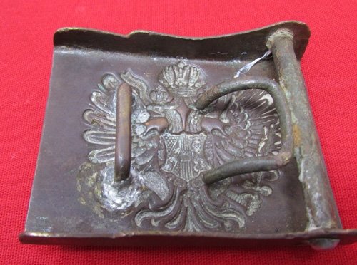  Austrian WWI Brass Enlisted Buckle, Field Recovered — image 4