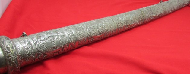  Burmese, Late 19th Century Dha, or Temple Sword — image 11