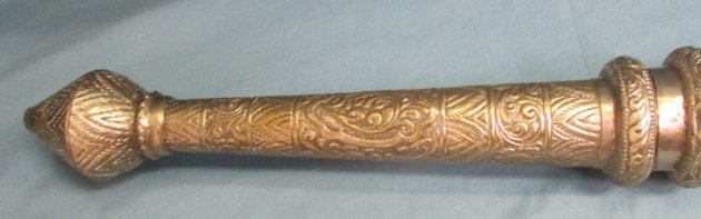  Burmese, Late 19th Century Dha, or Temple Sword — image 3