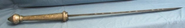  Burmese, Late 19th Century Dha, or Temple Sword — image 5