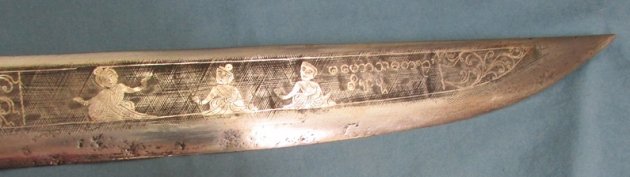  Burmese, Late 19th Century Dha, or Temple Sword — image 8
