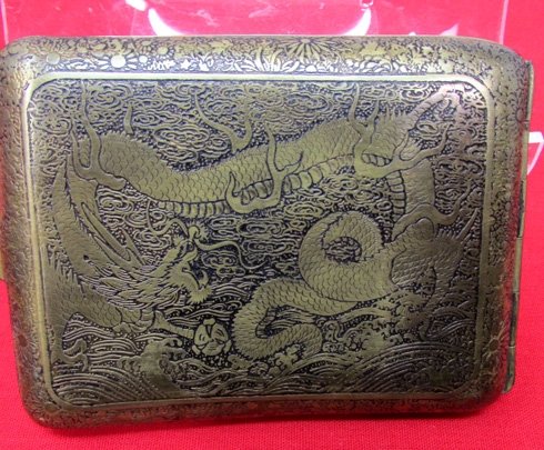  US Post WWII, Japanese Souvenir Cigarette Case — image 4