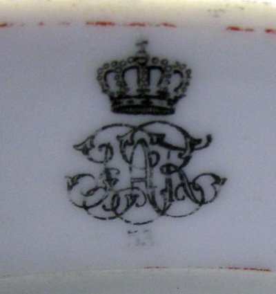  German Pre WWI, FAR 53, China Oval Serving Dish — image 2