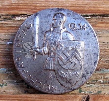  German WWII Tinnie, Reichsparteitag 1934 — image 2