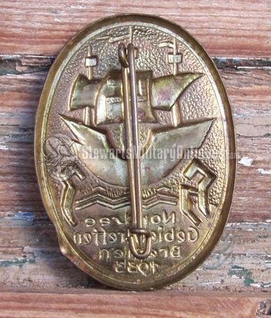  German WWII Tinnie, HJ Nordsee-Bremen, 1935 — image 3