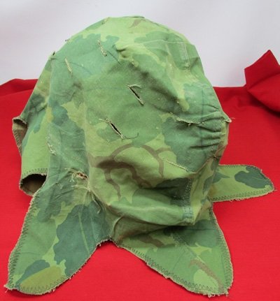  US Vietnam War Era, Camouflage Helmet Cover, Reversible — image 3