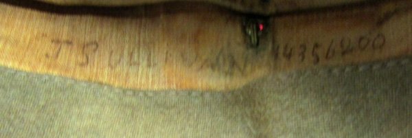  British WWII, Wool Overseas Hat, Army Royal Ordnance Corps — image 7