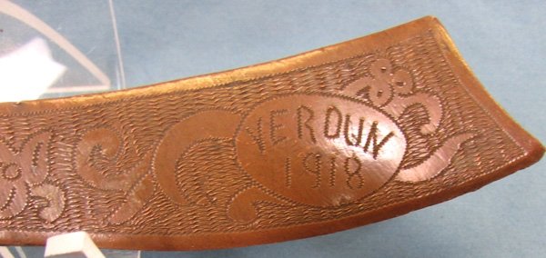  French WWI Trench Art Letter Opener, Verdun 1918 — image 2