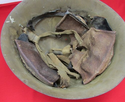  Japanese WWII Army Steel Helmet, Near Complete, Restoration Project — image 2