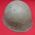 Japanese WWII Army Steel Helmet, Near Complete, Restoration Project
