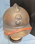 French WWI Adrian Infantry Helmet,