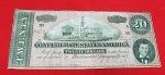 US Civil War Confederate Twenty Dollar Bill