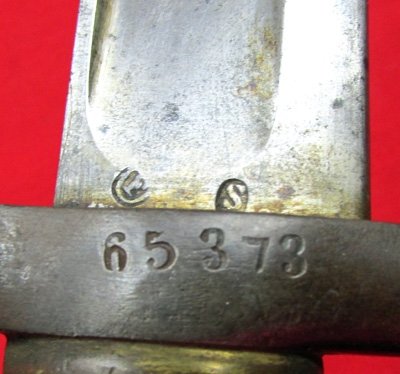  French Franco-Prussian War, M1866 Chassepot Bayonet & Scabbard, 1866 Date — image 7