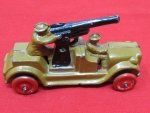 US 1930's Era Toy Truck with Mounted Gun, Two Soldiers