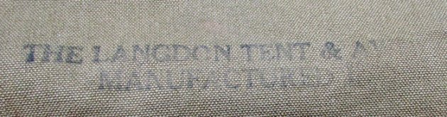  US WWII Musette Bag, Langdon Tent & Awning — image 4