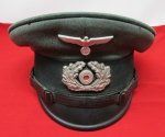  German WWII Army Enlisted Pioneer Visor Hat