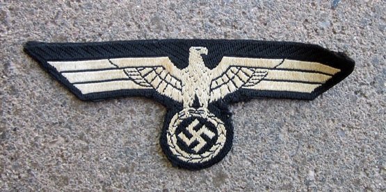 German WWII Panzer Enlisted Coat Eagle, Uniform Removed — image 2