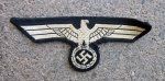 German WWII Panzer Enlisted Coat Eagle, Uniform Removed