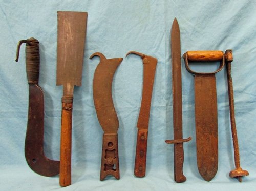 WWI Improvised Trench Weapons & Relic Lot, 12 pieces — image 5