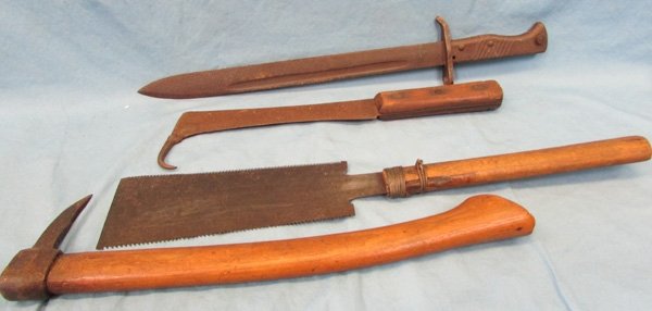 WWI Improvised Trench Weapons & Relic Lot, 12 pieces — image 6