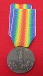 Italian WWI Victory Medal & Ribbon, Official Version, Type 1, …