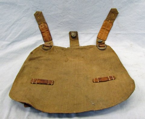 German WWII Tan Canvas Tropical Breadbag, 1941 — image 2