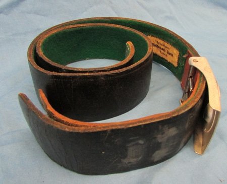 German WWII RAD Enlisted Dress Belt & Buckle, Identified — image 5
