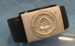German WWII RAD Enlisted Dress Belt & Buckle, Identified
