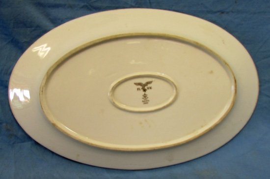 German WWII Luftwaffe Large Ceramic Serving Platter, 1942 — image 2