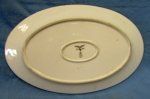 German WWII Luftwaffe Large Ceramic Serving Platter, 1942
