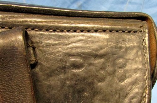 German WWII, Hard Shell P38 Holster — image 5