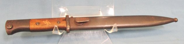 German WWII S84/98 Bayonet & Scabbard, Matching, fnj 43 Code — image 2