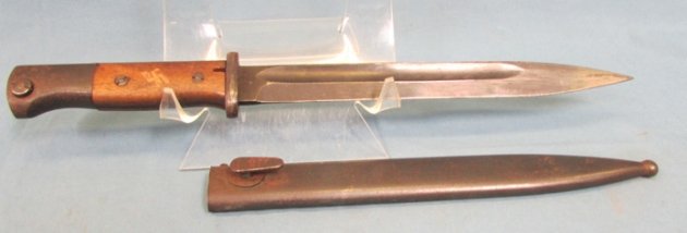 German WWII S84/98 Bayonet & Scabbard, Matching, fnj 43 Code — image 4