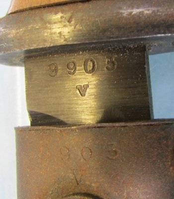 German WWII S84/98 Bayonet & Scabbard, Matching, fnj 43 Code — image 7