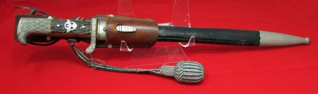 German WWII Rural Police Bayonet, Complete, Clemen & Jung Mfg — image 2