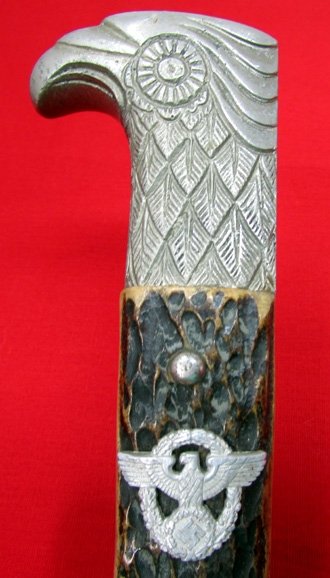 German WWII Rural Police Bayonet, Complete, Clemen & Jung Mfg — image 4