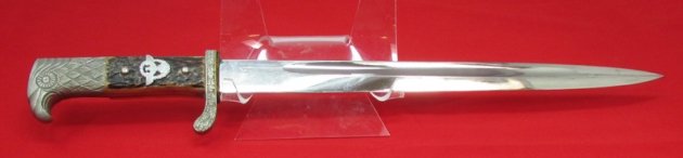German WWII Rural Police Bayonet, Complete, Clemen & Jung Mfg — image 5