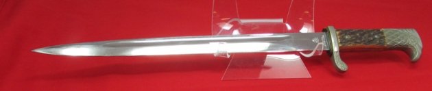 German WWII Rural Police Bayonet, Complete, Clemen & Jung Mfg — image 6