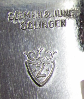 German WWII Rural Police Bayonet, Complete, Clemen & Jung Mfg — image 7