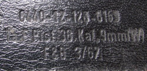 German, Cold War Era P-38 Pistol Holster — image 4