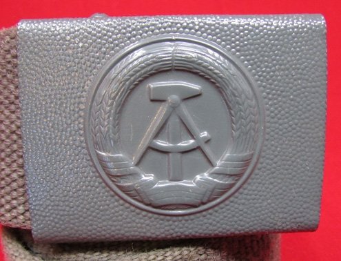 East German DDR Enlisted Field Service Belt & Buckle Set — image 3