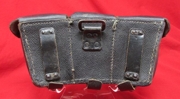 German WWII K98 3 Pocket Ammunition Pouch, Russian Capture — image 3
