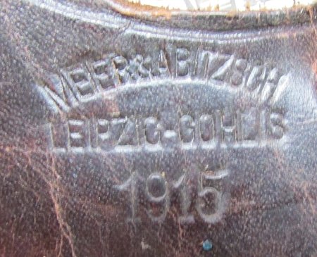 German WW1 Luger Holster, Meer & Abitzsch Leipzig-Gohlis 1915 — image 4