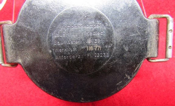 German WWII Luftwaffe Wrist Compass — image 4