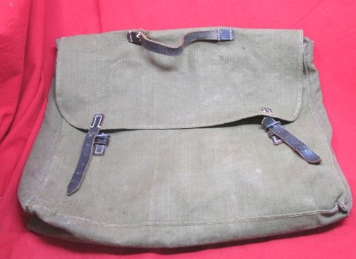 German WWII Canvas Spare Clothing Bag — image 2