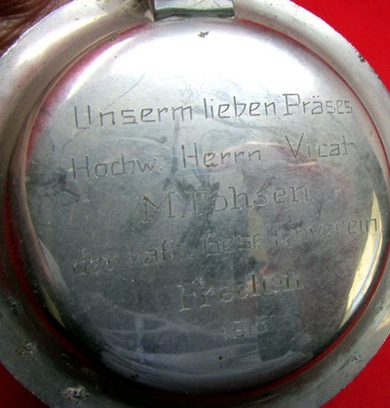 German WWI Beer Stein,Presentation Inscription 1916 — image 3