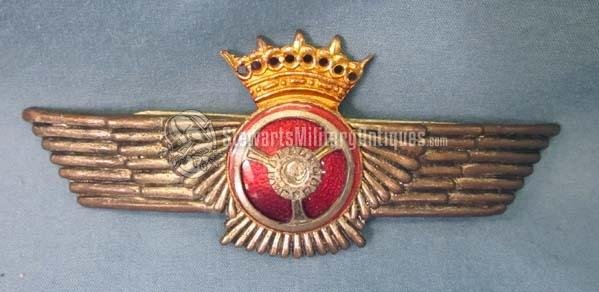  Franco Era, Spanish Air Force, Drivers Wings — image 2